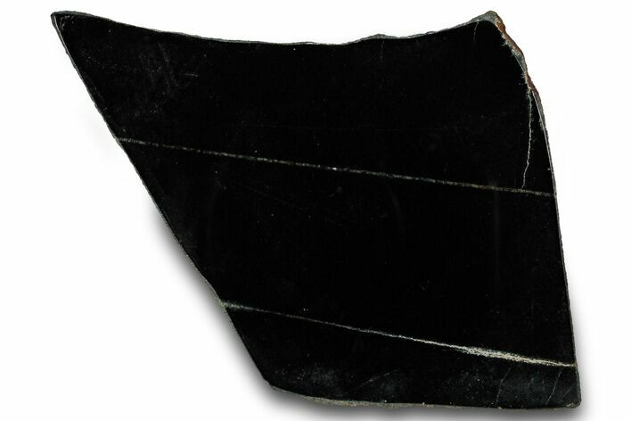Polished Black Jade (Actinolite) Slab - Western Australia #314576